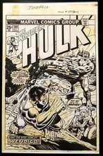 Incredible Hulk #180 by Herb Trimpe 11x17 FRAMED Original Art Poster Marvel Comi picture