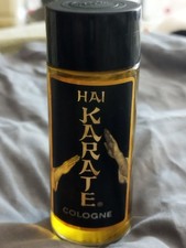 Vintage 1966 1968 Hai Karate Cologne 4OZ Full Bottle Leeming Pfizer USA RARE picture