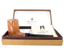 Castello Collection KKK Chimney Unsmoked Pipe Made in Cantu Italy Box Sock Paper picture