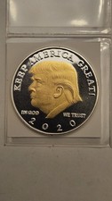 Donald Trump Liberty 2020 Gold Layered Coin picture