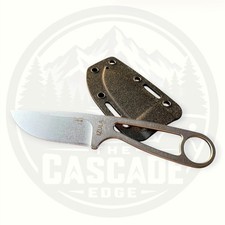 ESEE Knives Izula 1095 Stonewash Skeleton Fixed Blade Knife USA Made EDC picture