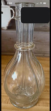 Vintage French four-chamber clear glass decanter Marked Made in France  picture