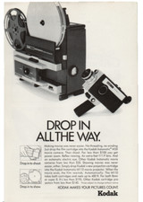 VTG Eastman Kodak 1971 Movie Camera Magazine Print Ad Rochester NY 8mm Super 8 picture