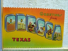 Postcard Greetings from Odessa Texas USA picture