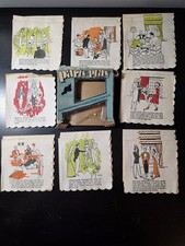 Vintage 1954 Party Play Cocktail Napkins   picture