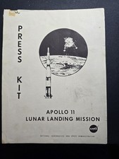 NASA APOLLO 11 Lunar  Landing Mission Original Press Kit July 1969 picture