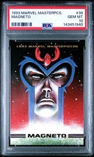 1993 SkyBox Marvel Masterpieces, Magneto #39 PSA 10 picture