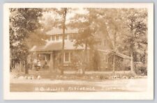 Postcard RPPC Photo Michigan HO Wilson Residence Vintage Unposted picture