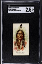 1888 N2 Allen & Ginter American Indian Chiefs Sitting Bull SGC 2.5 picture