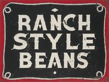 RANCH STYLE BEANS ADVERTISING SIGN picture