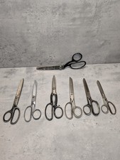 Lot 7 Vintage Scissors Shears Wiss Pinking 1KS Joy 77 Clauss Stiletto Worthingto picture