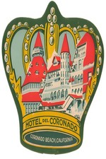 Hotel Del Coronado Vintage Poster 🌟🏖️ - 1980s Design - Retro Home Decor picture