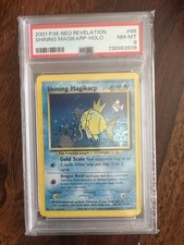 Pokémon Neo Revelation Shining Magikarp Holo 66/64 PSA 8 English 2001 picture
