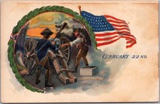 Vintage GEORGE WASHINGTON'S BIRTHDAY Postcard 