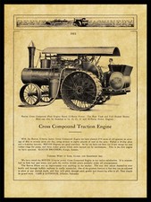 1913 Reeves Cross Compound Traction Engine NEW Metal Sign: Columbus, Indiana picture