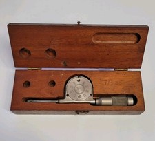 Vintage Brown & Sharpe Speed Indicator Tachometer No 748 Wood Box Pat. 1922 picture