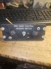 RARE VINTAGE MILITARY AIRCRAFT BNS HAND CONTROL SENSING SWITCH PANEL HTF picture