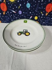  Gibson John Deere Farm Tractor Dinner Plates 11