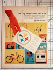 1960s USS Steelmark Vintage Magazine Ad United States Steel Ephemera picture