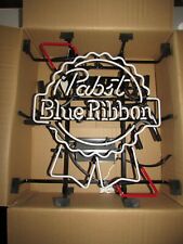 NO SHIPPING Authentic New Pabst Blue Ribbon PBR Neon Beer Bar Sign Light  picture