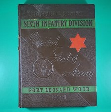 WWII 1941 6th Infantry Division - US Army Pictorial Review Fort Leonard Wood GA picture