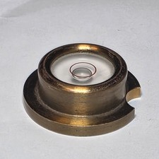 Vintage Bullseye Spirit Level Rod Level Brass Ultra Rare Machinist Survey Tools picture