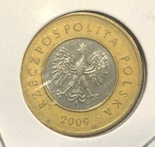 2009 Poland Polska 2 Zlote Eagle Bimetal Coin-21.5MM-Y#283 picture
