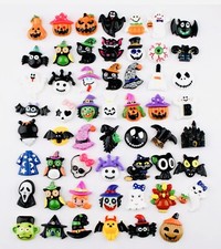 3D Mini Halloween Pumpkin Monster Ghost Bat Cat Fridge Magnets Mix Lot 👻🧲 10pc picture