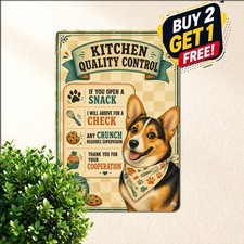 Bichon Frise Every Snack You Make Funny Pet Dog Metal Tin Sign Kitchen Plaque picture