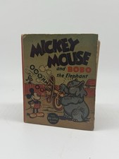 Vintage 1935 Mickey Mouse and Bobo the Elephant Big Little Book #1160 Whitman⁠ picture