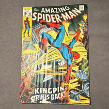 Marvel Comics Amazing Spider-Man #84 (Bronze Age 1970) Kingpin Strikes Back picture