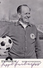 Sepp Herberger - Football - World Champion Coach Germany - Original Signed picture