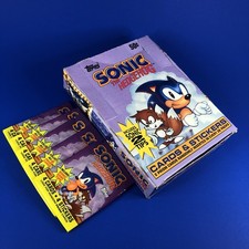 (EMPTY BOX) 1993 Topps (SONIC THE HEDGEHOG) SEGA Trading Cards Wrapper RARE TCG picture