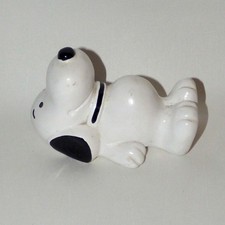 Vintage Snoopy Figurine Paperweight Dijkstra Kadoshop Appingedam Peanuts picture
