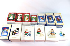 13 Vintage Hallmark SNOW BUDDIES Series Ornaments 1st Snowman #1-13 1998-2010 picture
