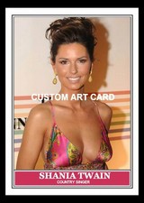 Shania Twain Country Singer Art Card Blank Back New picture