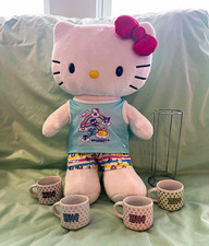 🔥Build-A-Bear Hello Kitty Plush & Clothes / Silver Buffalo 4pc Espresso Cup Set picture
