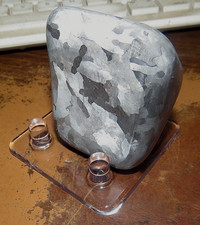 450 GM CAMPO DEL CIELO POLISHED & TUMBLED ETCHED METEORITE 1 LB picture