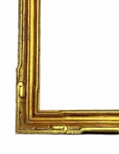 ANTIQUE TAOS SCHOOL ART NOUVEAU CARVED WOOD PICTURE FRAME GOLD GILT FITS 27”x22” picture