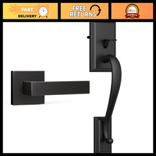 eufy Security Lever Handle, Easy Installation, Fits All, Matte Black picture