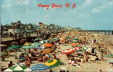 Ocean Grove New Jersey Postcard Beach View Chrome 1971 RW picture