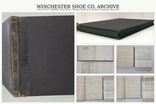 1913 antique WINCHESTER SHOE CO buffalo ny MINUTE BOOK LIQUIDATION archive  picture