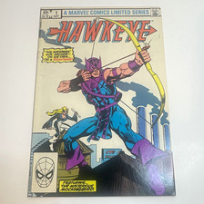 Hawkeye #1 1983 Direct Bronze Age Avengers Mark Gruenwald Mockingbird picture