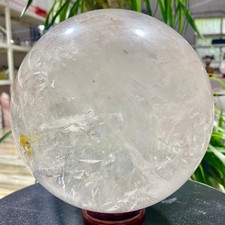 10.58LB white crystal transparent quartz crystal ball Reiki repair picture