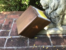 western electric telephone solid walnut base cabinet reproduction picture