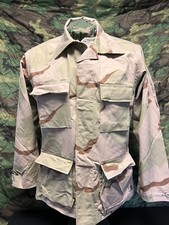 3 Color Desert Camouflage BDU Shirt  SMALL  Nyco/Twill GI Genuine Issue NEW B-38 picture