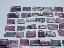 80 Carats  Natural Beautiful Best Quality Of Bi Color Tourmaline Crystal Grad picture