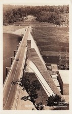 RPPC Norris Dam Anderson Campbell County TN Clinch River Photo Postcard 10A picture