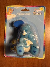 2002 NOS Vintage DesignWare Care Bears 1st Birthday Sculpted Wax Candles NIB picture