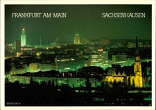 Michel & Co Postcard Frankfurt am Main Sachsenhausen NightView FotoStudio picture